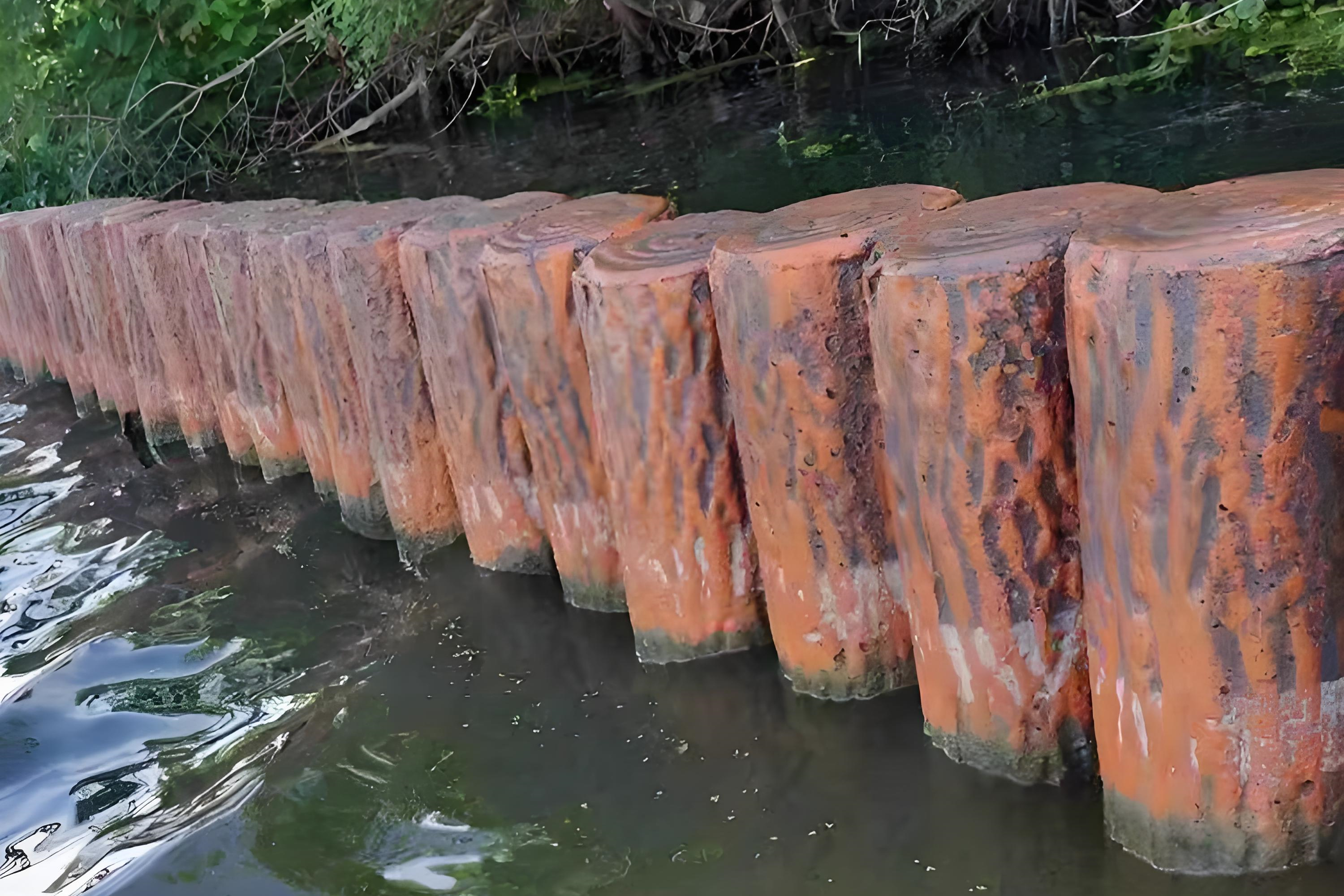 仿木樁批發(fā)廠家泓樺錦嘉-仿木樁施工能抗洪水沖擊嗎？