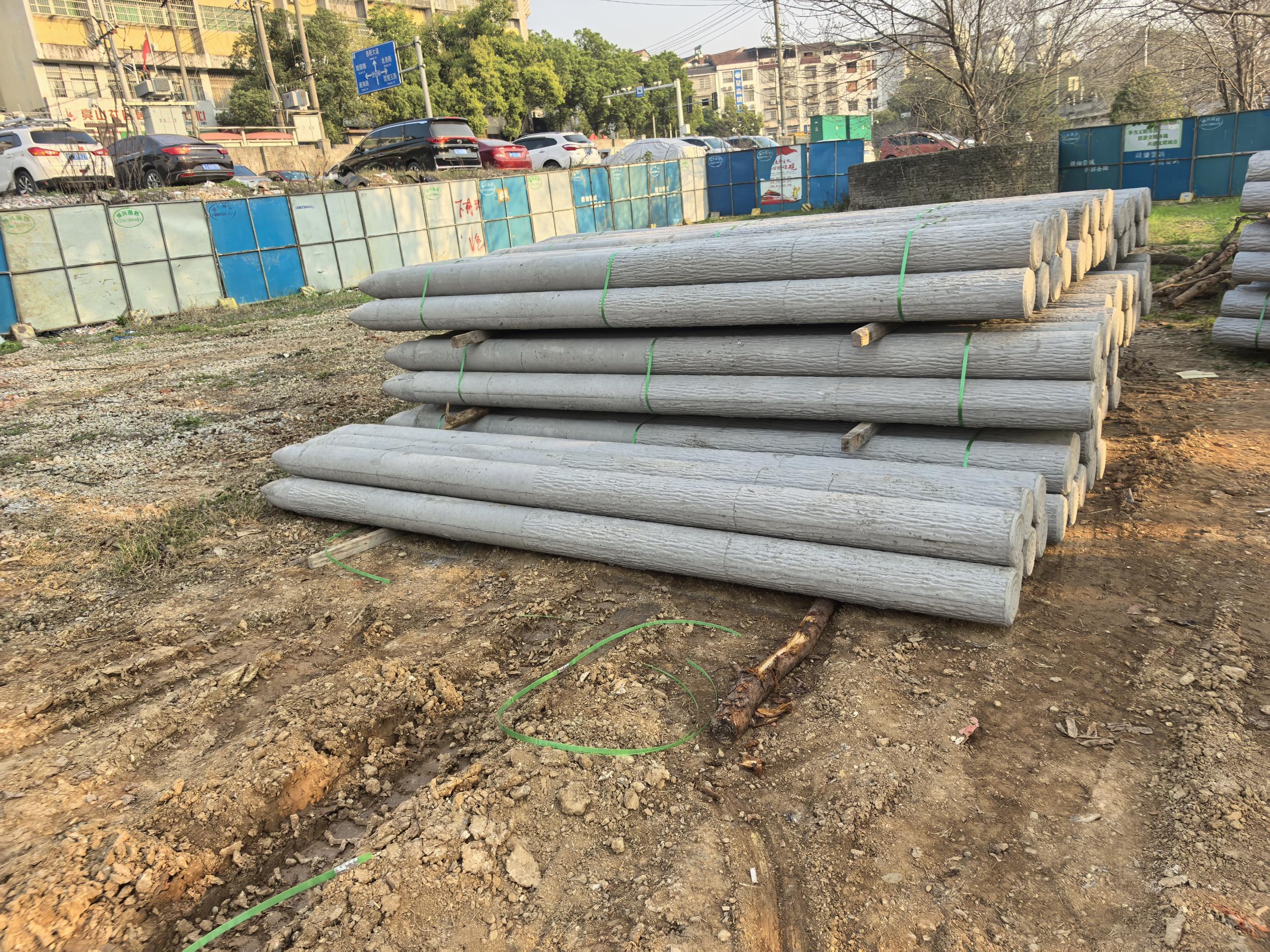 水泥樁批發(fā)廠家泓樺錦嘉-水泥樁打樁的施工流程是怎樣的？