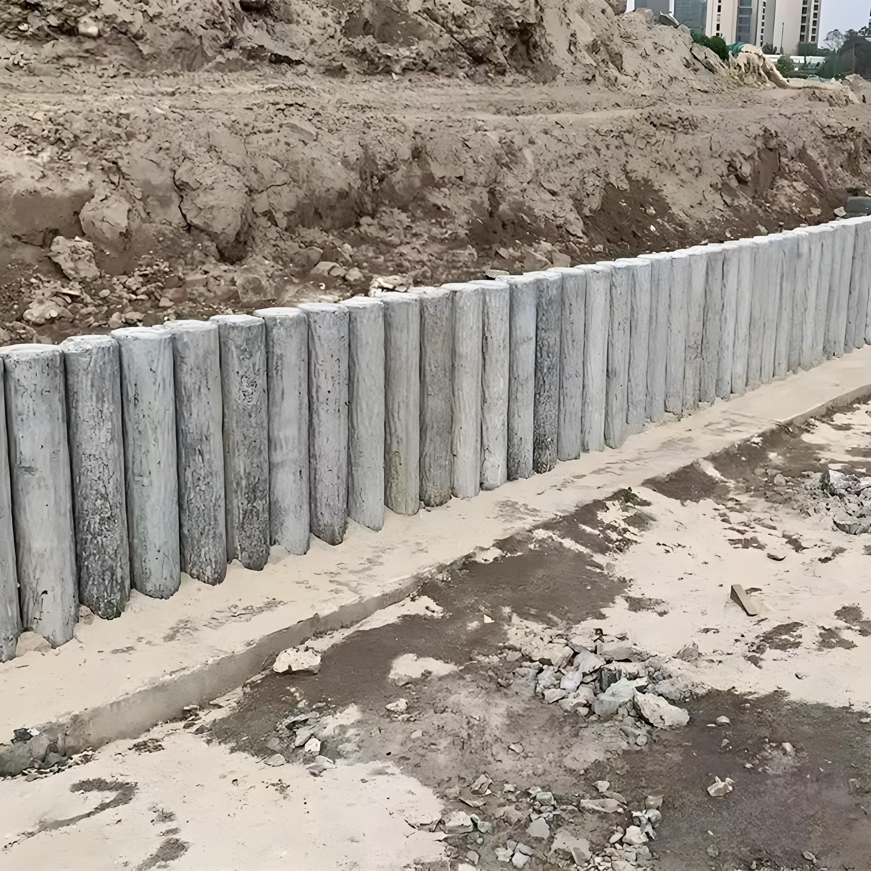 水泥樁批發(fā)廠家泓樺錦嘉 - 打水泥樁的樁間距最小可以是多少？?