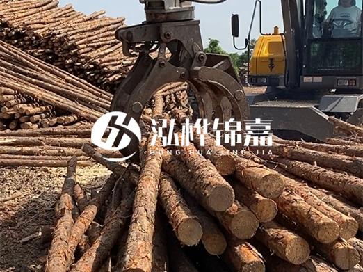 松木樁批發(fā)廠家泓樺錦嘉-松木樁樁尖為什么要削成三棱錐？